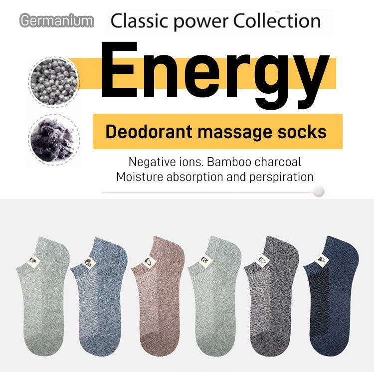 🧦 Купете 5 чифта, вземете 5 чифта безплатно⚡🧦2025 Нови мъжки дишащи антибактериални и дезодориращи чорапи 【10 чифта】