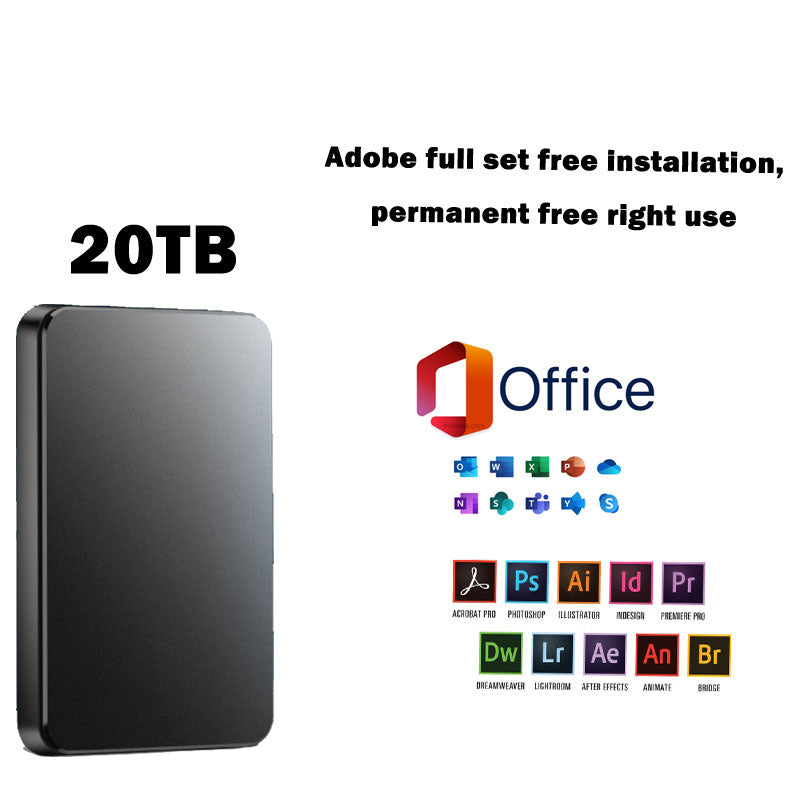 Mobilni tvrdi disk ultra-visokog kapaciteta od 20 TB, szybka transmisja, niewielkie rozmiary, łatwość przenoszenia