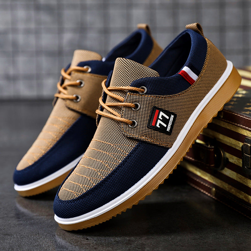 🔥Gran oferta - 45% de descuento🔥Zapatos de lona informales de estilo coreano 2025 para hombre, transpirables y versátiles