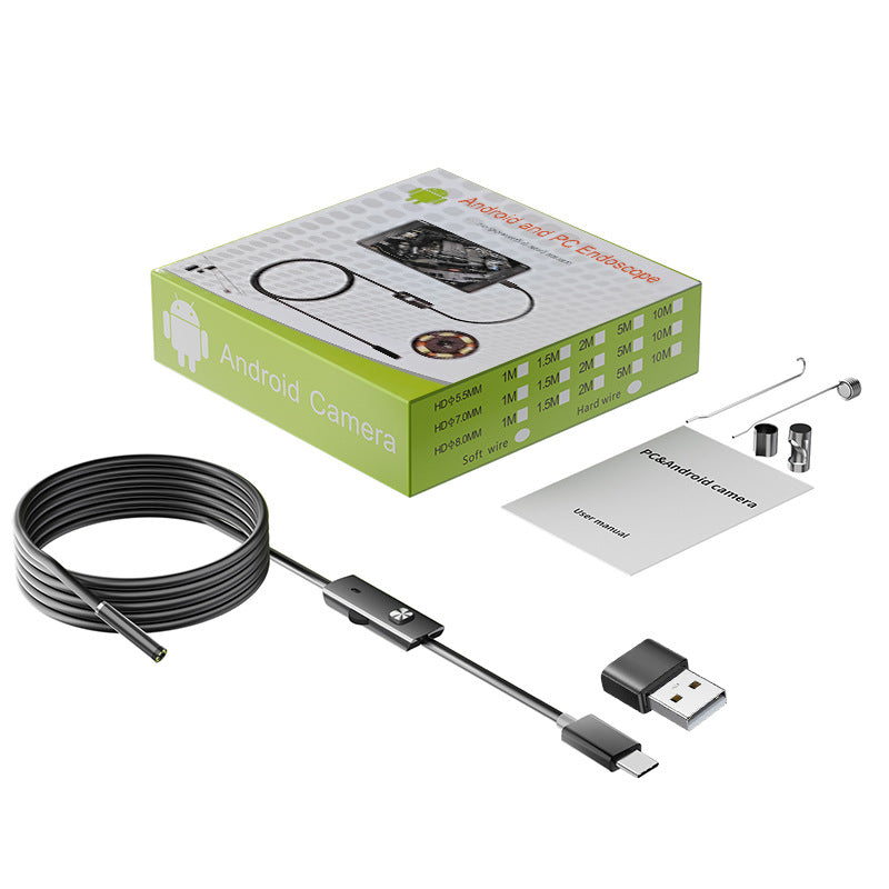 💥Oferta de gran valor💥📱Nuevo endoscopio industrial de 7 mm con conexión directa a cámara tipo C para teléfonos Android (endoscopio impermeable)