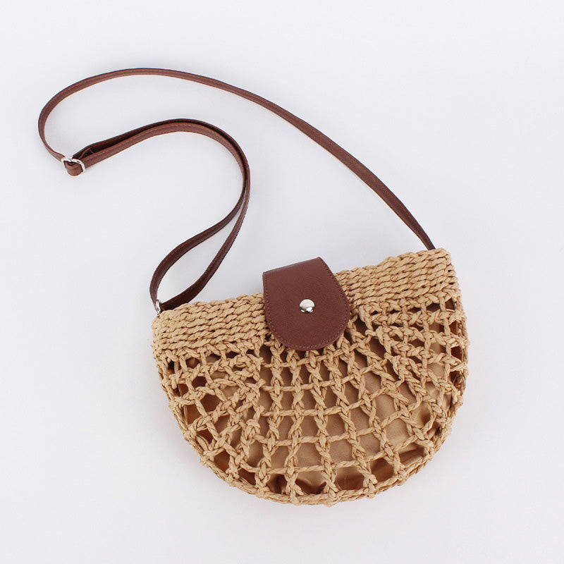 👜 OGRANICZONA CZASOWO ZNIŻKA 50%! ✨ Pleciona torba na ramię – styl boho, tkana ręcznie, regulowana, lekka ✨