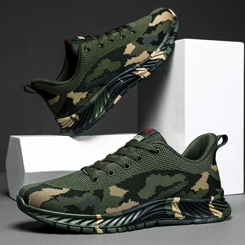 š„¾ć36-44ćBotas de senderismo de camuflaje para hombre