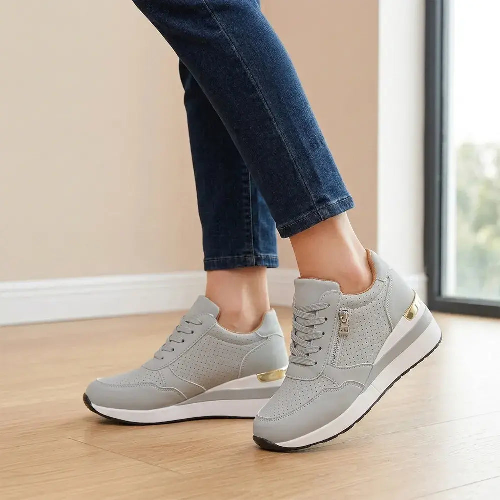 【Veľkosti 36-43】🌹 Štýlové dámske športové topánky na platforme so zvýšením výšky o 5 cm – moderný dizajn na každodenné nosenie. ✨