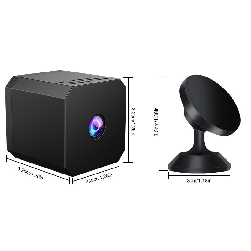 🏠📹🕵️【Novi proizvod u izravnoj prodaji】🔥Mala kvadratna kamera, pametna kamera visoke razlučivosti, podržava WiFi, podržava bežično daljinsko gledanje.