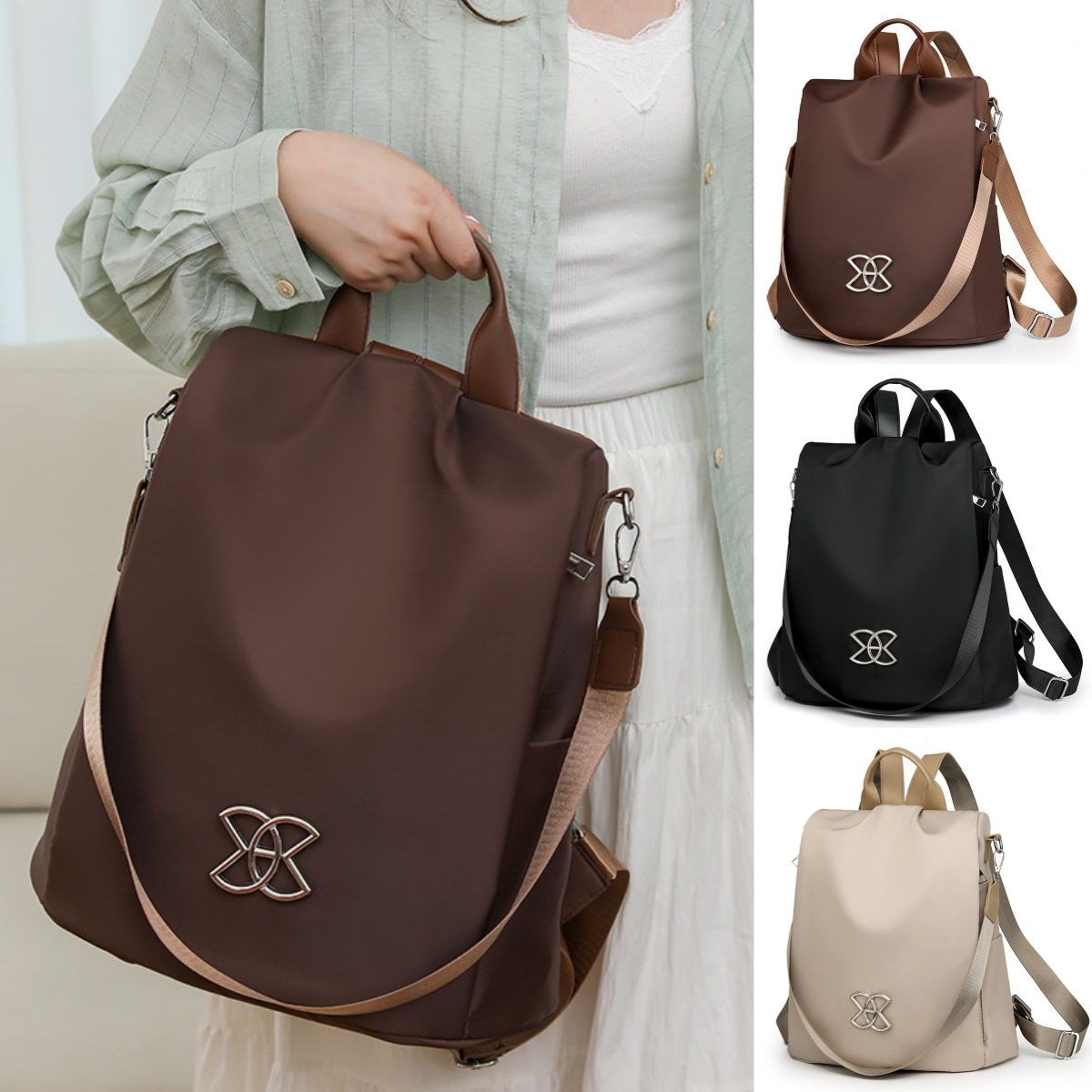 🔥🎒Bolso de viaje ligero de tela Oxford para mujer, bolso de hombro de moda, ✅ multifuncional, ✅ gran capacidad, ✅ antirrobo