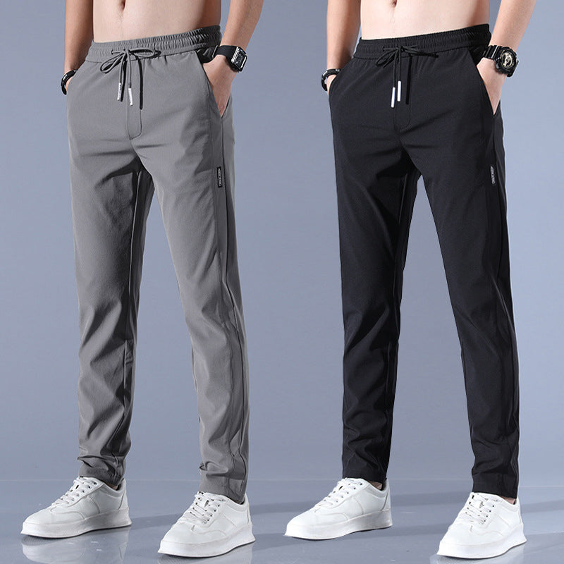 【M-5XL】2025 nuevos pantalones elásticos casuales para hombre, cómodos y de moda.