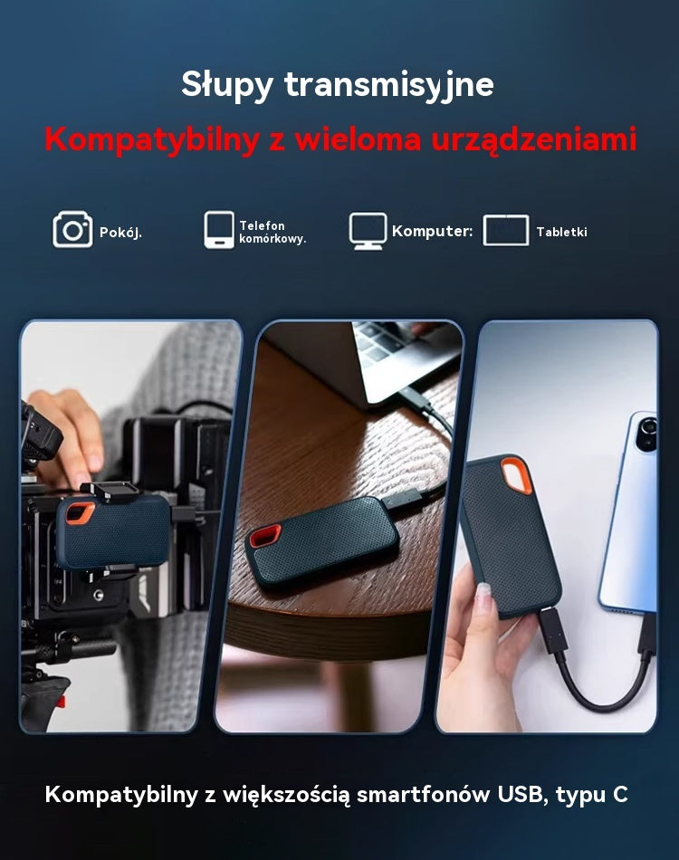 【Ostatni dzień 🔥50% zniżki, nie przegap tego】 【16TB szybki dysk twardy o dużej pojemności do urządzeń mobilnych