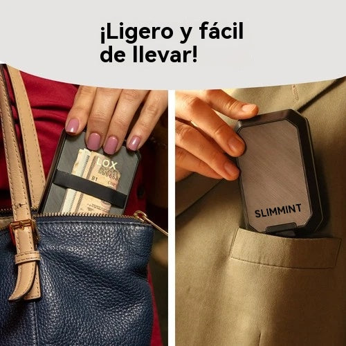 🔥50% de descuento👛Cartera/tarjetero magnético premium para hombre, resistente a caídas y duradero, compacto y portátil.
