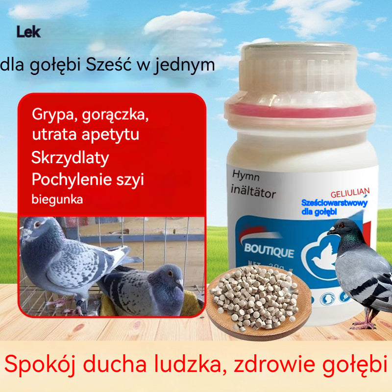 💥Suplementy dla ptaków, odpowiednie dla gołębi, papug i drobiu🔥🕊️Kup jeden, drugi gratis🕊️100 tabletek, specjalny lek dla gołębi podróżniczych, kuracja 6 w 1 dla gołębi – szybkie wyleczenie, znaczące rezultaty!