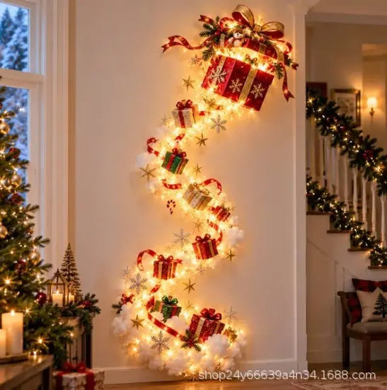 1 sztuka 139 zł 🎄Ścienna lampa dekoracyjna „Świąteczny szlak”