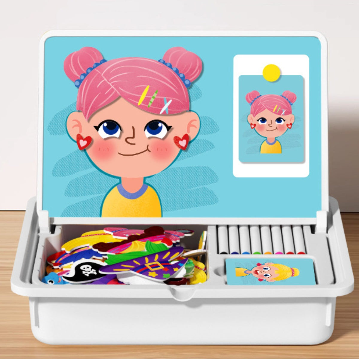 🧒Juego de bloques de construcción magnéticos de dibujos animados educativos para niños🧩Los rompecabezas educativos para niños permiten que los bebés aprendan mientras se divierten.