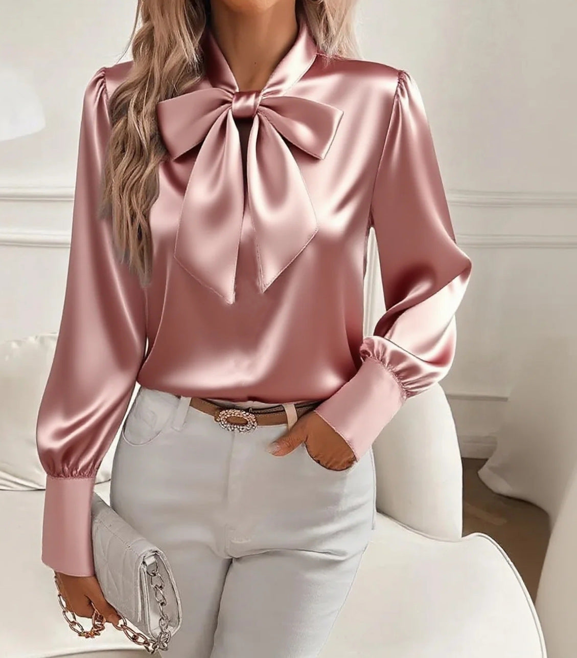 🔥【Jesienne nowości】✨(S-2XL)Modna jedwabna koszula 2025 dla eleganckiego stylu – miękka tkanina, nowoczesny krój i idealny wybór na co dzień