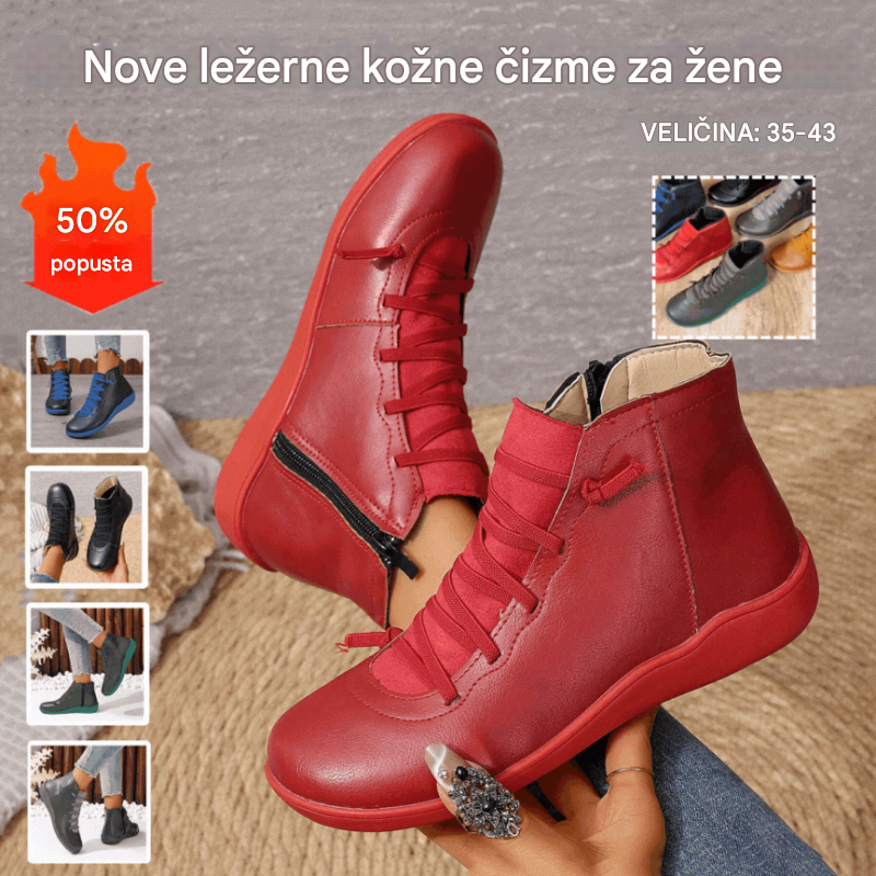 🔥【35-43】2025 Jesen i Zima Nove ženske ležerne ravne Martinje čizme