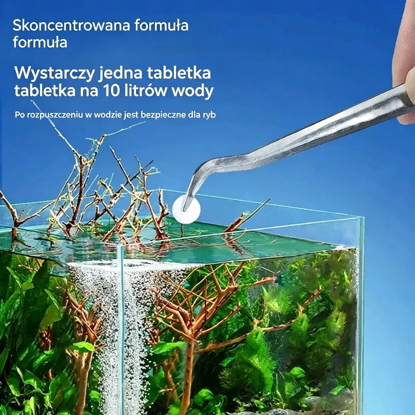 🐟【Kup więcej, zaoszczędź więcej】💧 Tabletki musujące do czyszczenia akwariów i stawów🔥