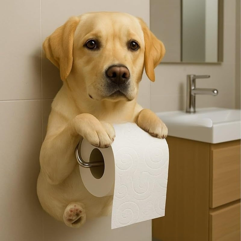 🔥Gorąca wyprzedaż w Polsce🔥🐕Uroczy uchwyt na papier toaletowy z motywem szczeniaka