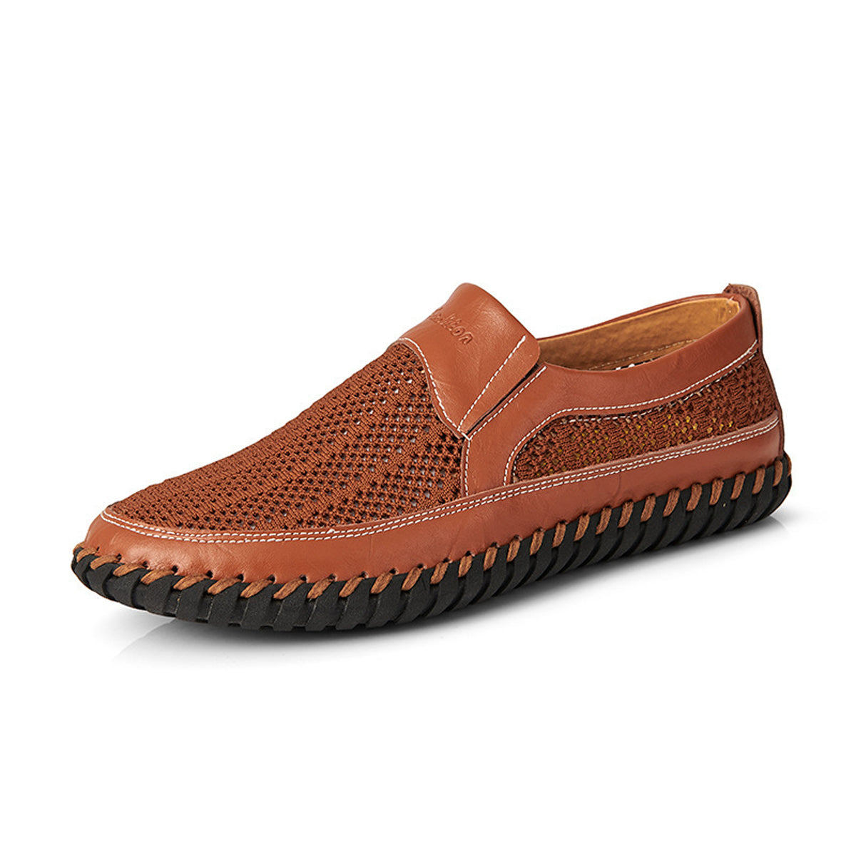 💥🔥【38-48】👞Nowe męskie buty ze skóry siatkowej na wiosnę i lato - duże rozmiary - prawdziwa skóra bydlęca, odporne na pot i nieprzyjemny zapach, oddychające i wygodne🔥💥