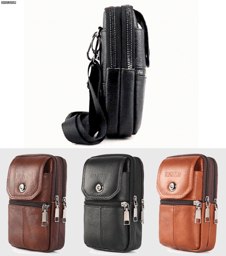 🔥📢Nuevo bolso para teléfono multifuncional, portátil y práctico para hombre🔥Bolso para colgar el teléfono🔥Bolso de hombro🔥Bolso bandolera