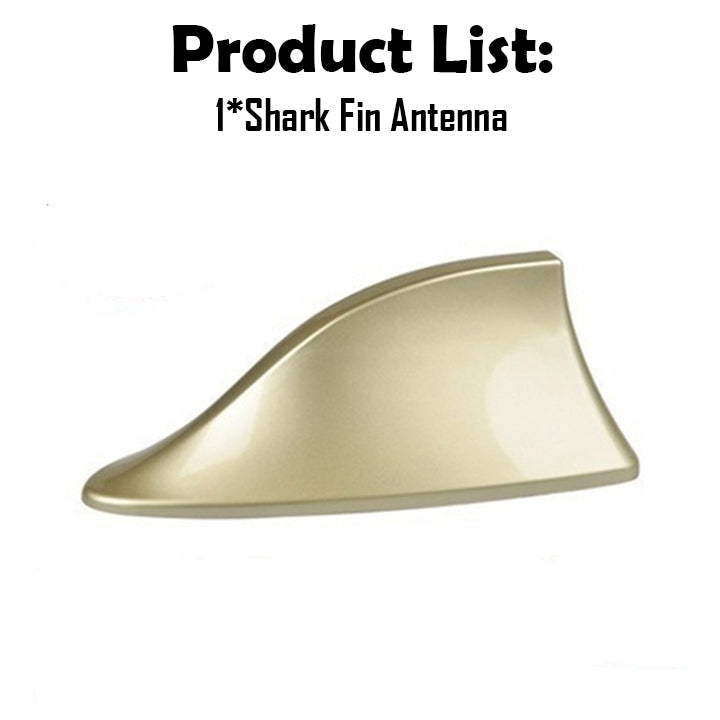 🚗🚗【Compra uno y llévate otro gratis】Antena de coche con forma de aleta de tiburón con antena de señal de radio universal decorativa