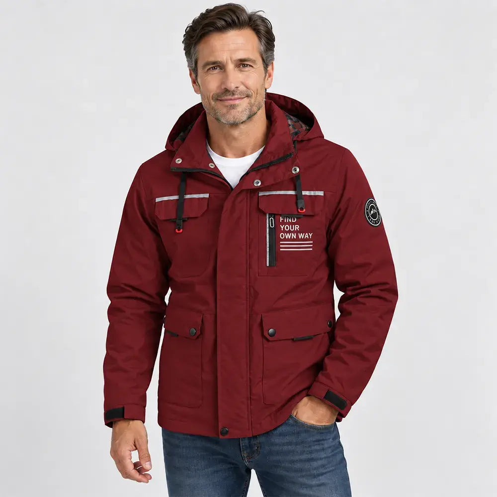 【M-6XL】Nueva chaqueta para hombre 2026: gruesa, cálida, cortavientos e impermeable - Envío gratuito