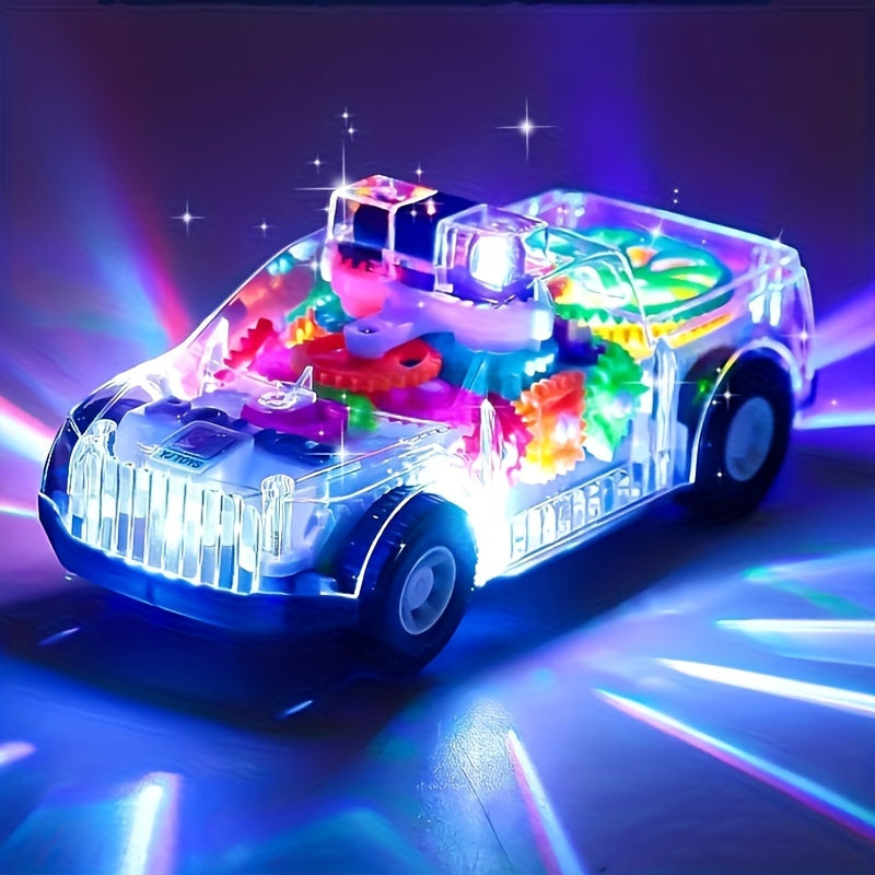 🔥 🚔️🚨Simulación de coche de policía, música, juguete educativo para niños, coche de policía