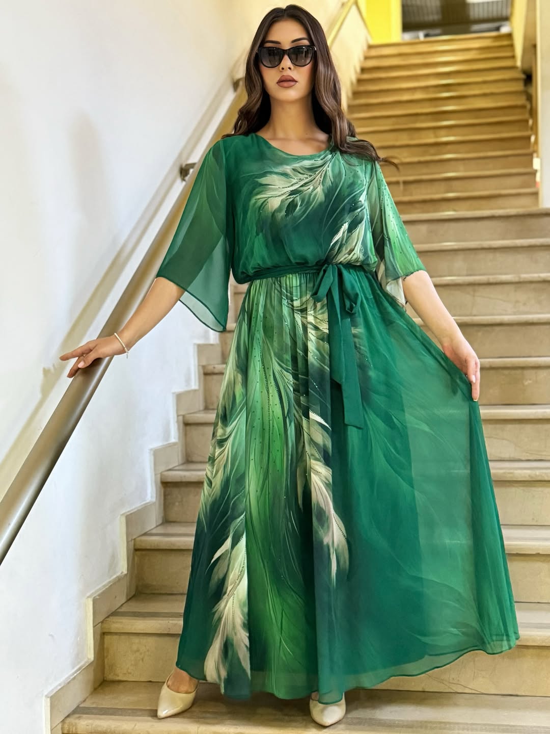 🎄👗【S-5XL】💖Modna ženska haljina od šifona visoke kvalitete 2025.