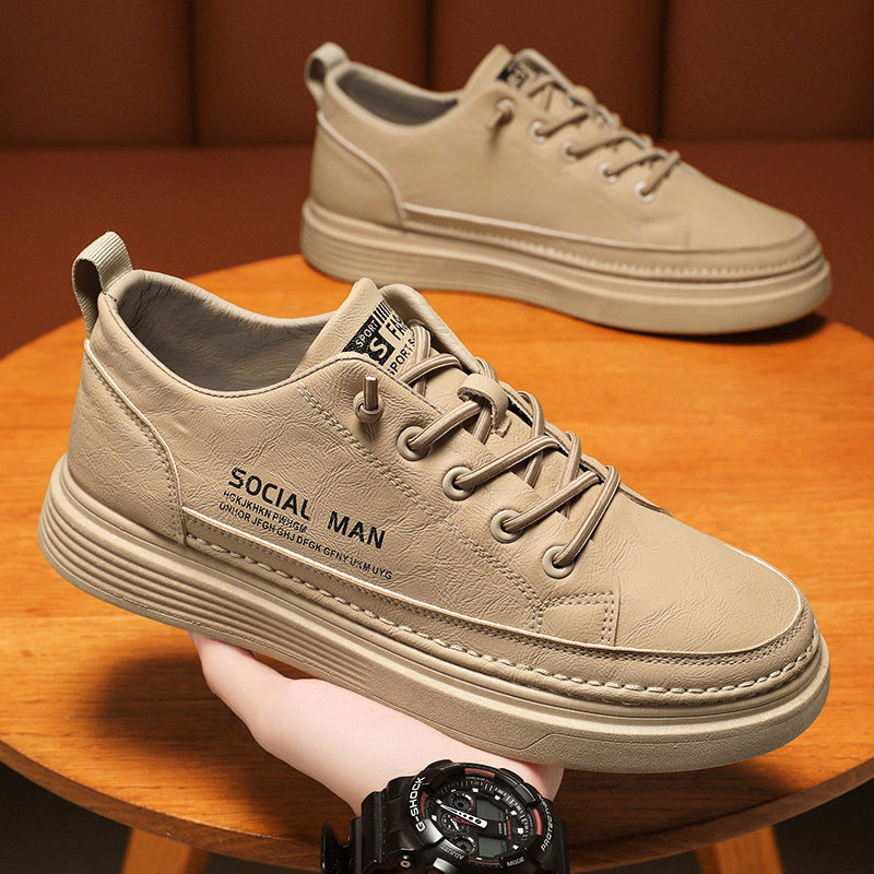 【39-44】 2025Primavera Nuevos zapatos de cuero de cuero de vaca suave Zapatos casuales