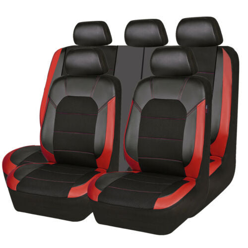 🔥Gran oferta🔥【Compra uno y llévate otro gratis】🚗Funda universal de cuero suave para asiento de coche de cuero empalmado🚗