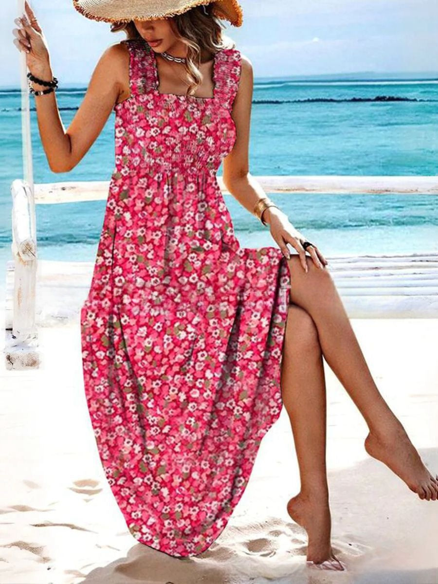 🔥Vruće prodavana❗❗❗【S-3XL】🌈👗Ljetna haljina s printom na tregere iz 2025. godine🌷
