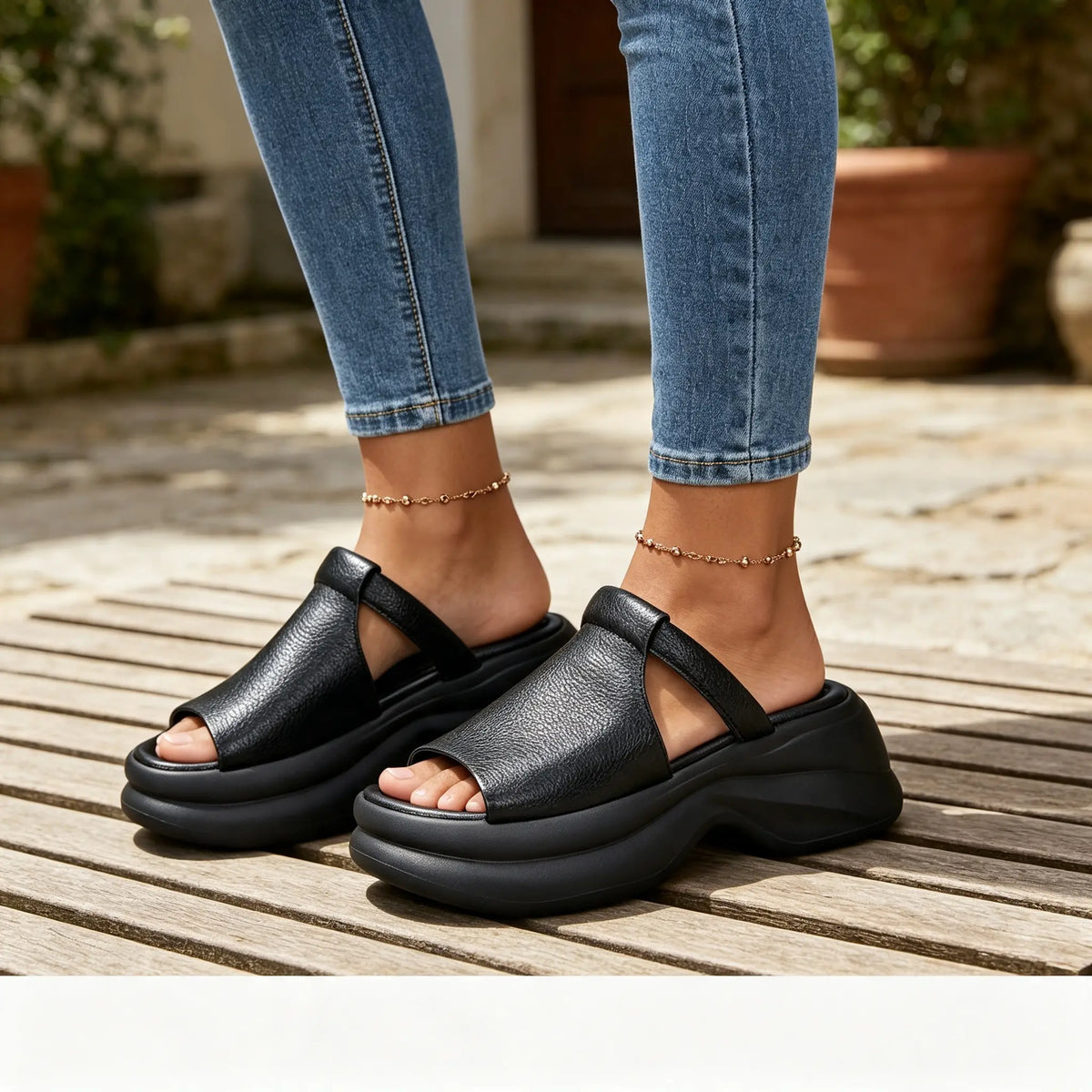 đ„ăCompra 1, llĂ©vate 1 gratisăđ„ă35-40ăđĄNuevas sandalias de mujer con suela gruesa y diseño de "boca de pez", que aumentan la altura (altura del tacĂłn: 6 cm)