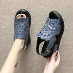 💖Sandalias deportivas informales romanas con hebilla de una línea para mujer, novedad de verano 2025