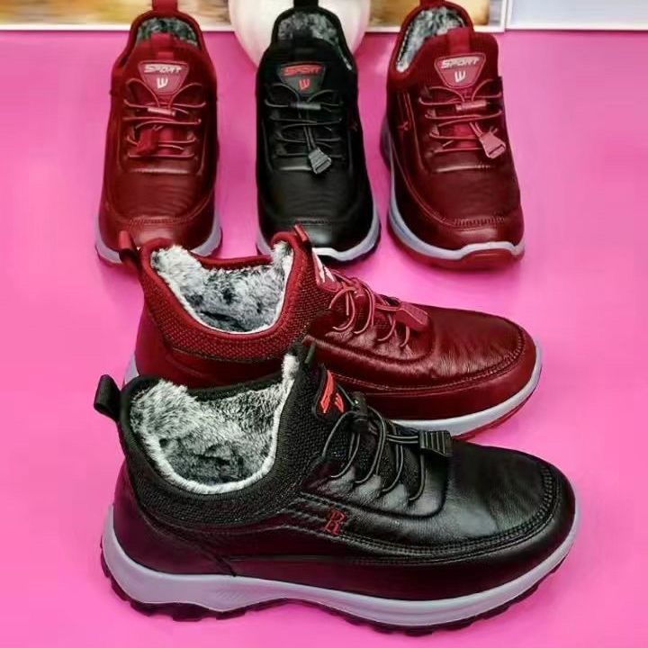 💝⛄【35-41】💥2025 Nove ženske baršunaste sportske pamučne cipele, 💝 baršun i zadebljanje, tople, mekani potplati, udobne za nošenje, izrađene od prirodne kože, prikladne za jesen i zimu