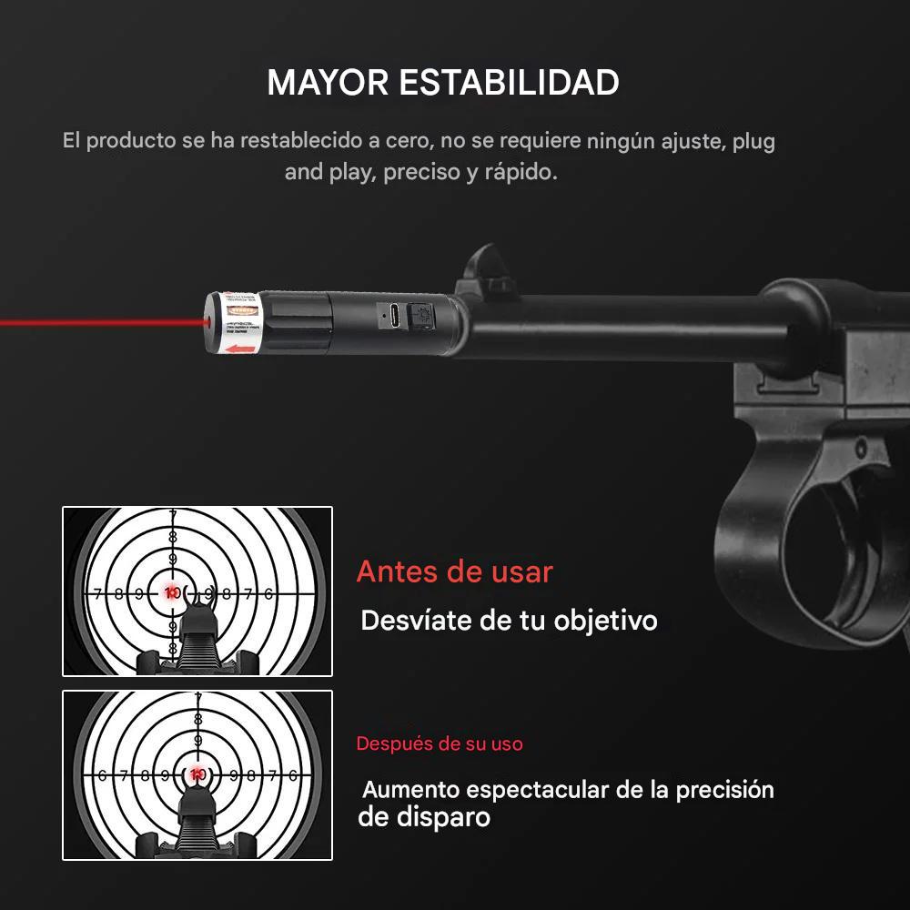 🎉Juego de mira láser roja ajustable. Se puede utilizar para calibración, adecuado para uso en exteriores e interiores.