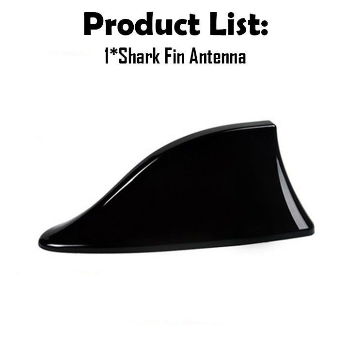 🚗🚗【Compra uno y llévate otro gratis】Antena de coche con forma de aleta de tiburón con antena de señal de radio universal decorativa