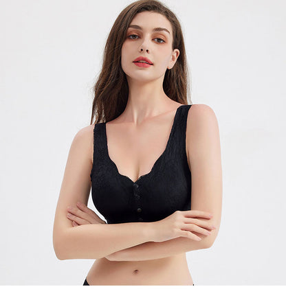 ❤️【Compra 1 y llévate 1 gratis】❤️【40-100kg】Sujetador Inalámbrico para Mujer con Botón Frontal