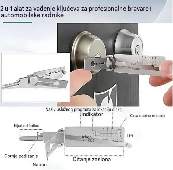 🔐Posebna rasprodaja ovog tjedna🔑 - 49% popusta🔥Dekoder ključeva od nehrđajućeg čelika
