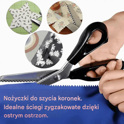 🔥✂️ Nożyce krawieckie ząbkujące, dostępne w 5 rozmiarach.