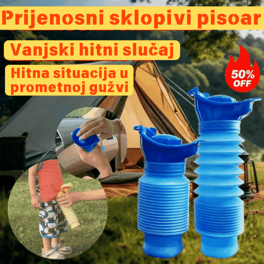 🔥【Kupi jedan, dobi jedan gratis】Prijenosni sklopivi pisoar za muškarce, žene, djecu i starije osobe - Pisoari za višekratnu upotrebu