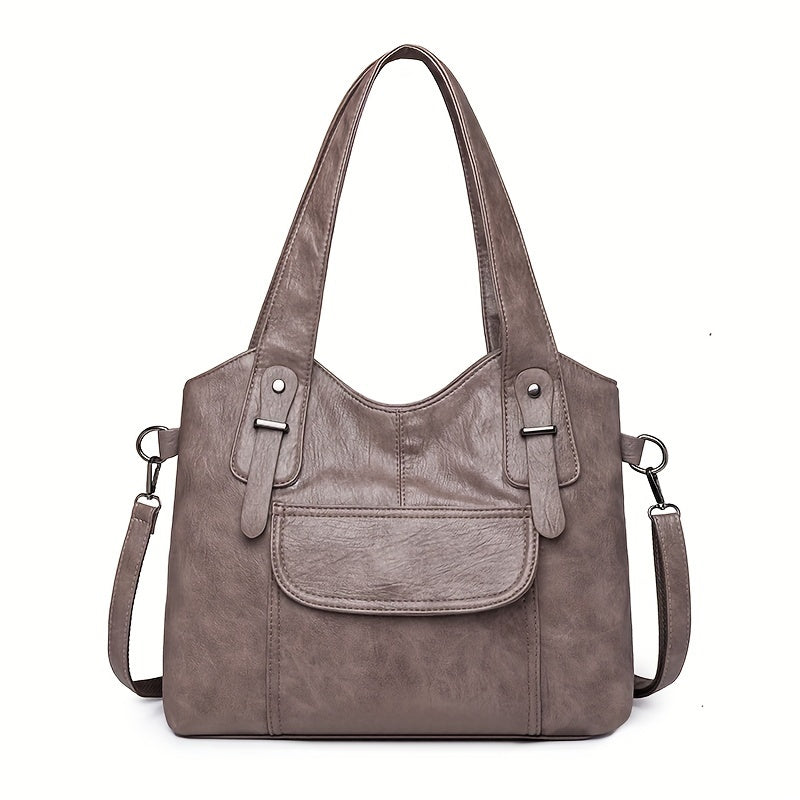 📢【50% отстъпка】👜Нова дамска винтидж чанта през рамо от естествена кожа