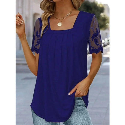 🔥🔥【Descuento por tiempo limitado】【S-5XL】🎉Tejido de seda, suave para la piel y no irritante; el ribete de encaje añade un toque de carácter y garantiza la transpirabilidad.