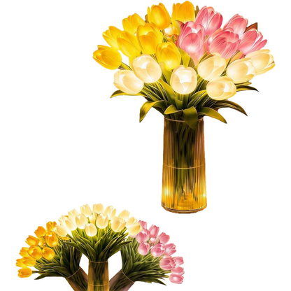 🌷🌷Bukiet 15 tulipanów – lampka nocna