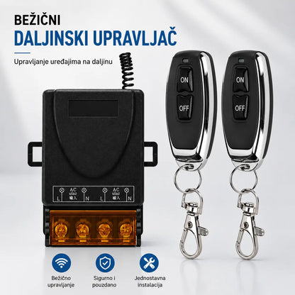 【Kućanski predmeti】【VRUĆE PONUDE】Bežični daljinski upravljač s relejem velike snage 30A