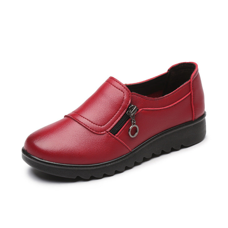 🔥【35-41】Удобни обувки от телешка кожа, мека подметка, неплъзгаща се, устойчива на износване за дълго време, гарантирано качество