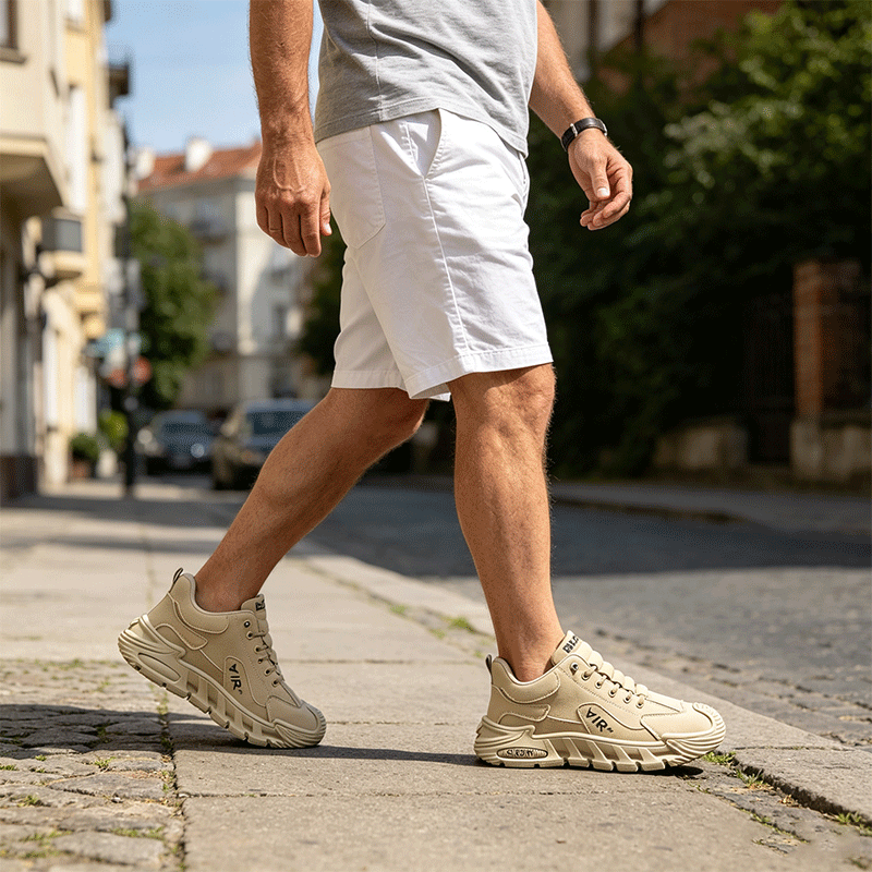 【39-44】Nowe stylowe buty casualowe dla mężczyzn, oddychające i wygodne, z wodoodporną tkaniną