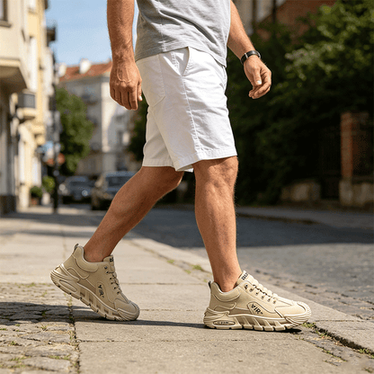 【39-44】Nowe stylowe buty casualowe dla mężczyzn, oddychające i wygodne, z wodoodporną tkaniną