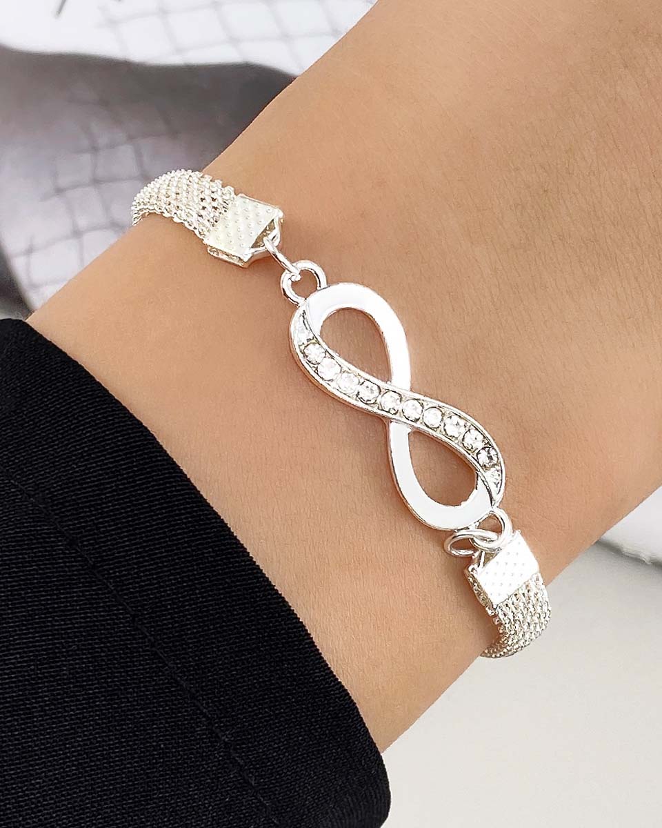 【Kupite jednu i dobijete jednu gratis】🎀💗Nova ženska jednostavna srebrna narukvica od 925 sterling srebra
