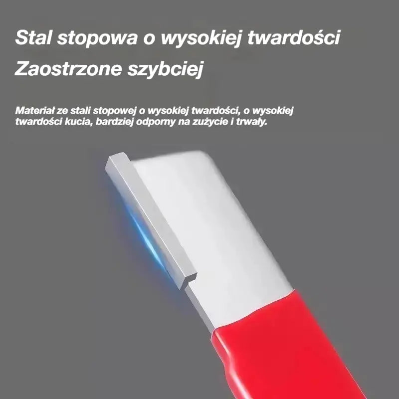 【Opakowanie 2 szt】 Przenośna, szybka ostrzałka do noży, odpowiednia do noży ogrodowych, noży kuchennych i skrobaków.