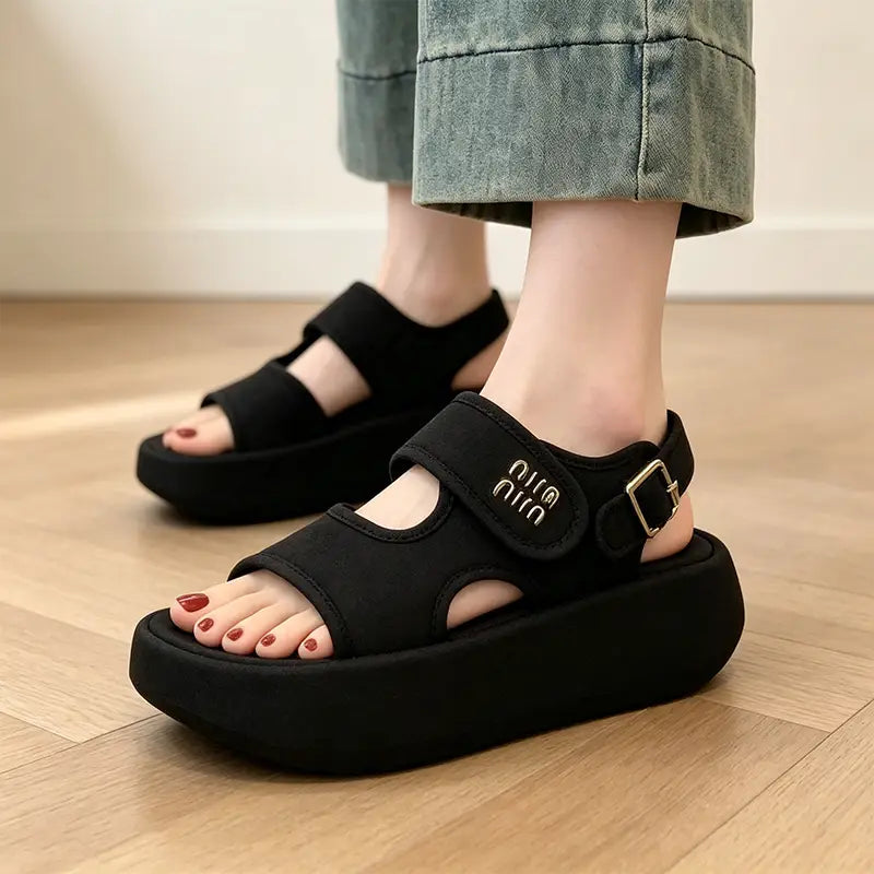 🔥【Zniżka ograniczona czasowo】【35-40】🔥Miękkie, grube wkładki, antypoślizgowe sandały codzienne