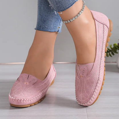 ☁🔥【Zniżka ograniczona czasowo】【36-43】🔥【Tak miękkie, że nie będziesz chciał ich zdejmować】Modne buty codzienne z haftem i ultra miękką podeszwą