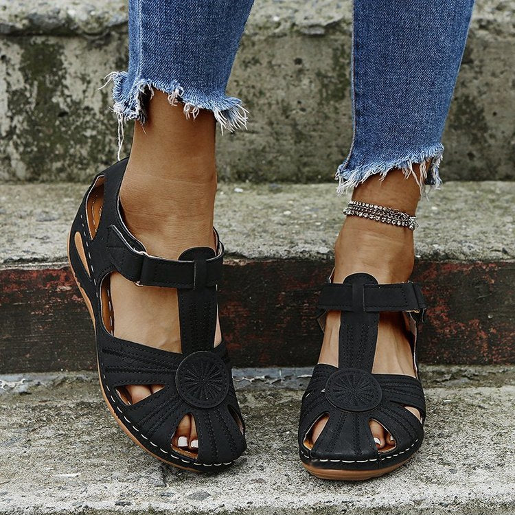 ✨🩰【Oferta de temporada】【35-43】Sandalias romanas para mujer - Piel suave y cómoda, pago contra entrega