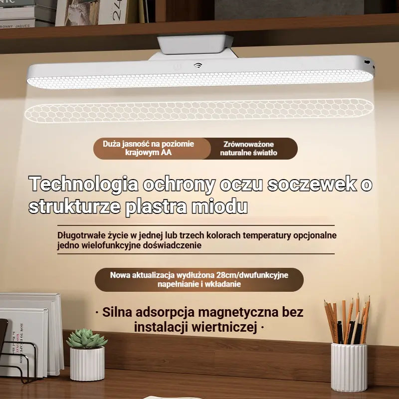 💡Wielofunkcyjna magnetyczna lampa ścienna - łączy w sobie funkcje lampki nocnej, lampki do czytania i lampki biurkowej!